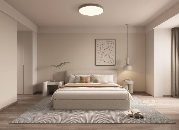 137平翠洲嘉园现代风格-卧室效果图及设计说明