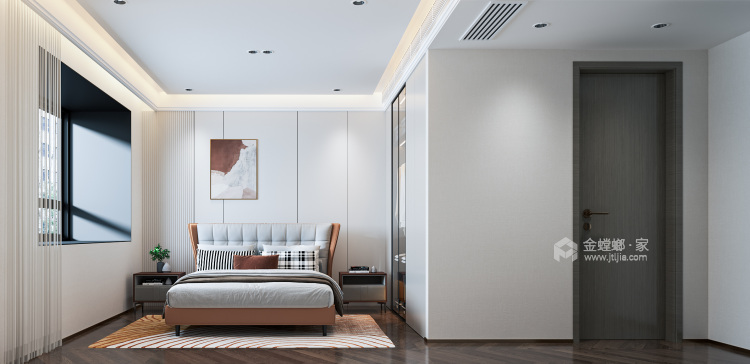 120平大荔铂悦府现代风格-卧室效果图及设计说明