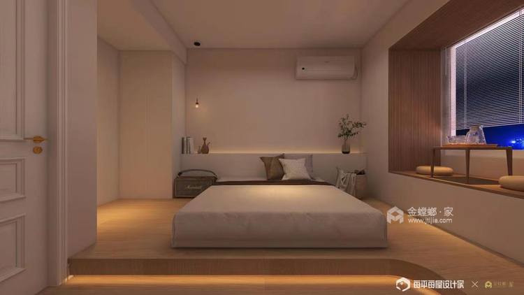 132平晶泽云玺现代风格-卧室效果图及设计说明
