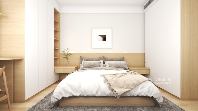 117平翡翠堂现代风格-卧室效果图及设计说明