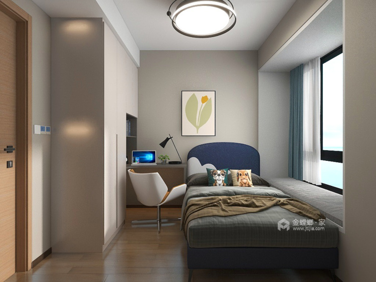 126平花语天境现代风格-卧室效果图及设计说明