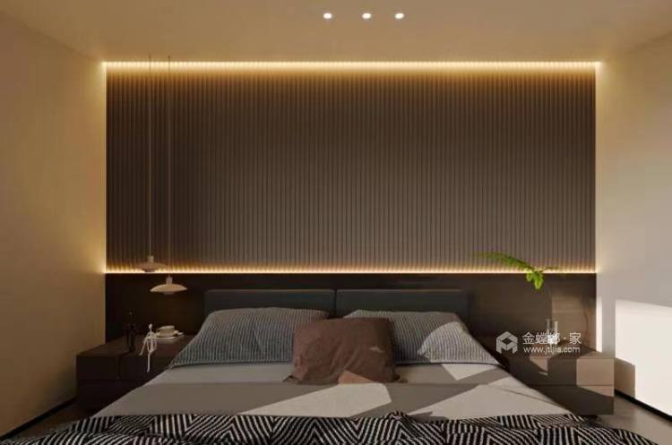 173平沐川龙玺台现代风格-卧室效果图及设计说明