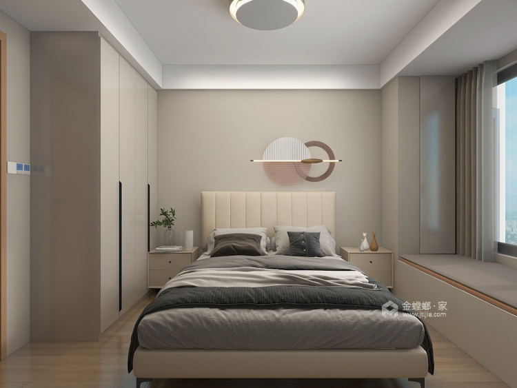 126平花语天境现代风格-卧室效果图及设计说明