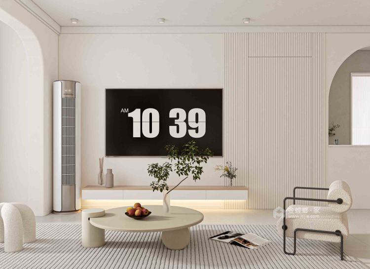 119平上善含芳苑现代风格-奶油风 幸福之家-空间效果图