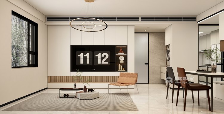 126平金锣湾·德福园现代风格-空间效果图