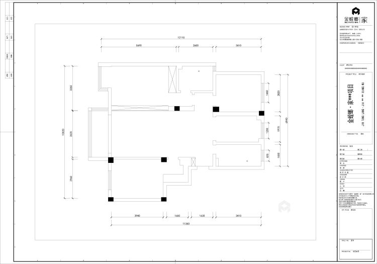 120平温州城老房改造现代风格-业主需求&原始结构图
