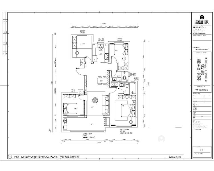 142平时代天荟现代风格-期待中的家-平面设计图及设计说明