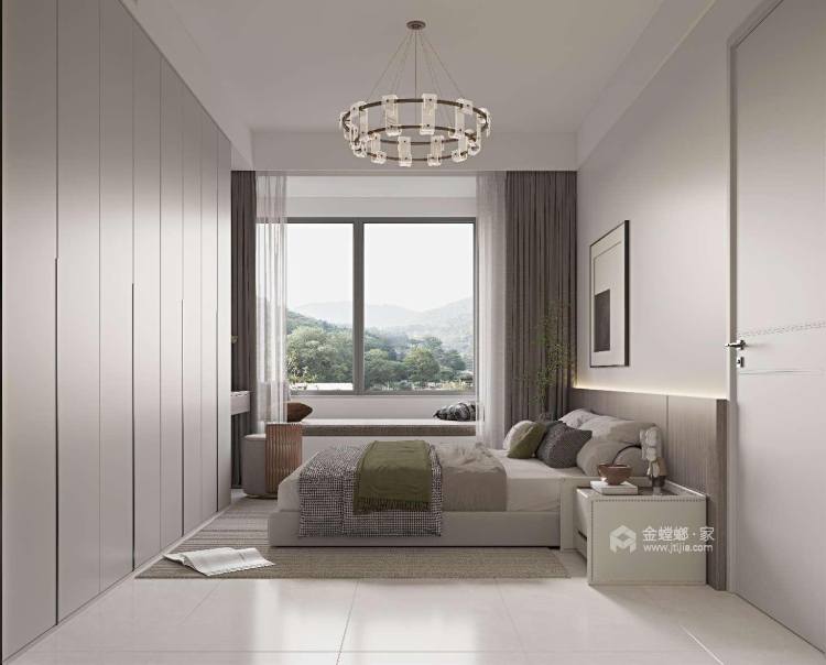 142平华润凯旋门现代风格-卧室效果图及设计说明