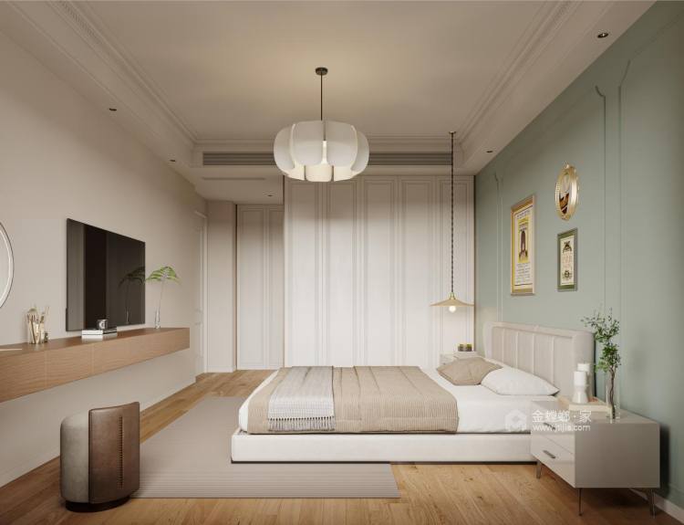 101平民乐花园简美风格-混搭不被定义的家-卧室效果图及设计说明