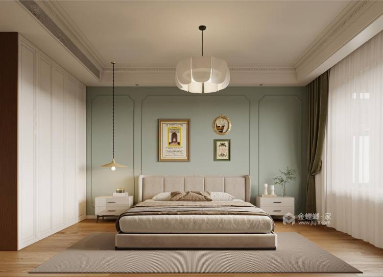 101平民乐花园简美风格-混搭不被定义的家-卧室效果图及设计说明