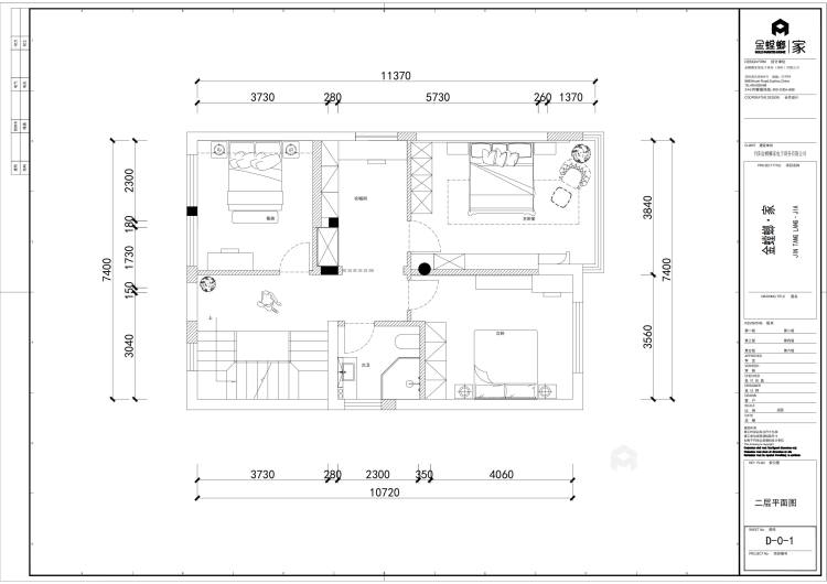 280平九房别墅现代风格-平面设计图及设计说明