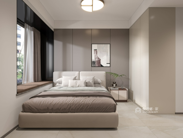 150平翰林琴苑现代风格-卧室效果图及设计说明