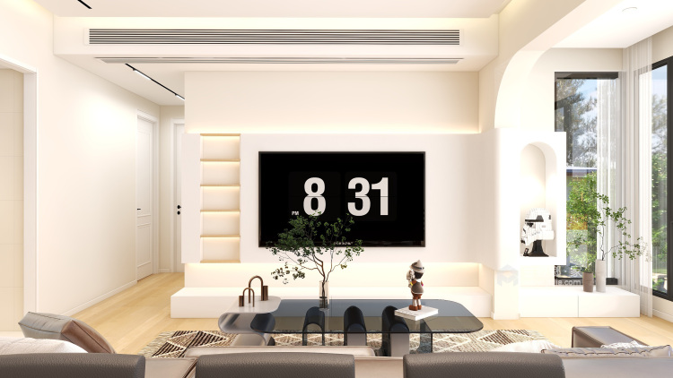 110㎡碧桂园时代之光日式风格-客厅效果图及设计说明