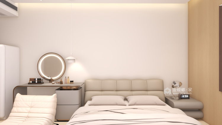 154㎡翡翠堂原木日式风格-卧室效果图及设计说明
