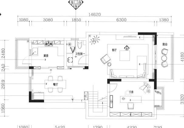 200平现代美墅现代-平面设计图及设计说明