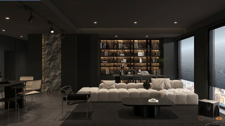 116平乐都广场现代风格-卧室效果图及设计说明