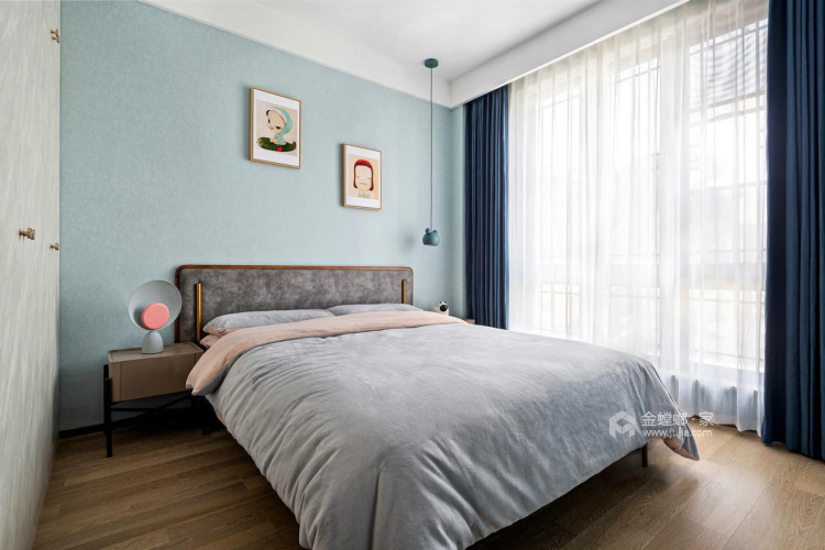 78平铂悦澜庭现代风格-卧室效果图及设计说明