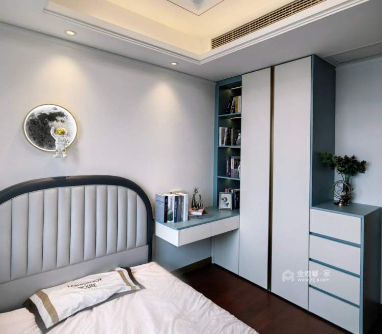 142平天鹅港华庭现代风格-卧室效果图及设计说明