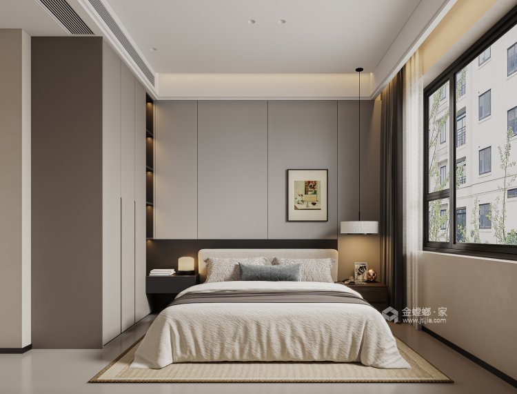 125平璀璨星辰现代简约风格-卧室效果图及设计说明