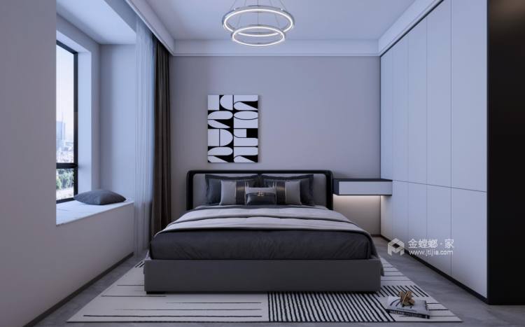 230平宝龙世家现代轻奢-卧室效果图及设计说明