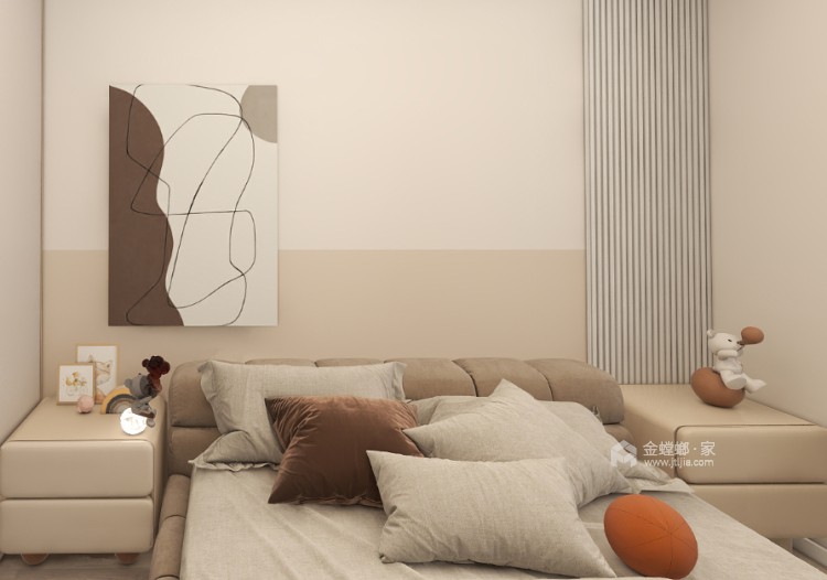 105平万达天璟现代风格-卧室效果图及设计说明