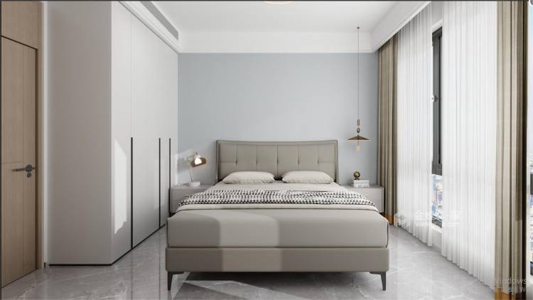 143平江山悦现代风格-卧室效果图及设计说明