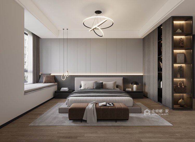 144平中丞国宾府欧式风格-卧室效果图及设计说明