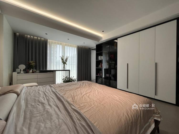 186平伟星玖樟台现代风格-卧室效果图及设计说明