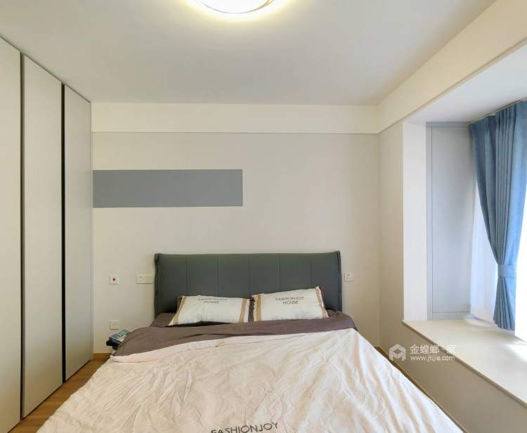 128平悦景水湾现代风格-卧室效果图及设计说明