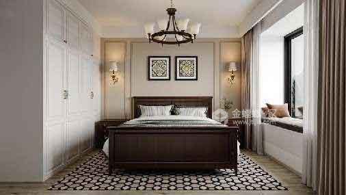 144平天玺小区美式风格-卧室效果图及设计说明