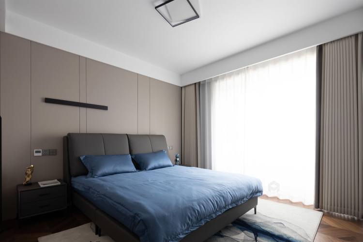 145平龙悦府现代风格-卧室效果图及设计说明