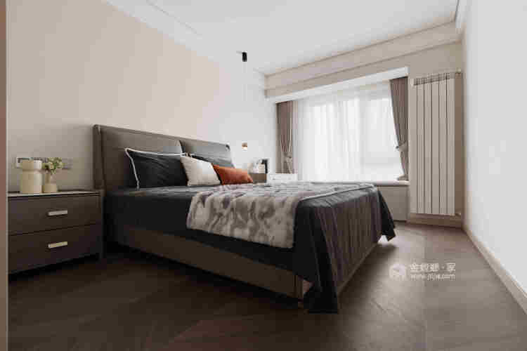 115平现代风格石榴江南府-卧室效果图及设计说明
