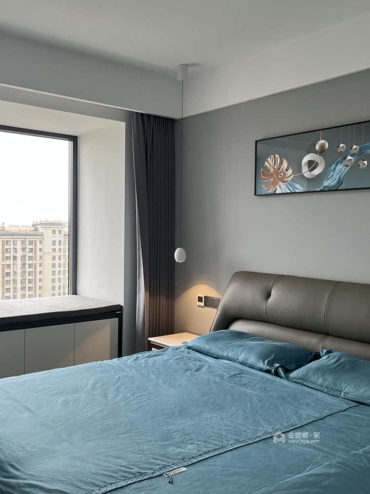 149平西城中央现代风格-卧室效果图及设计说明