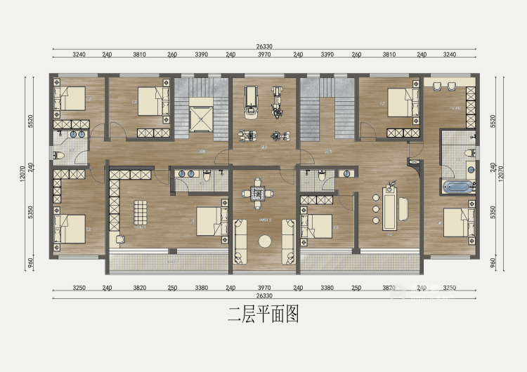900平香河县自建房现代风格-平面设计图及设计说明