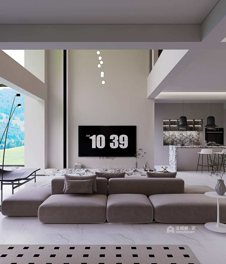 260平和诚家园现代风格-空间效果图