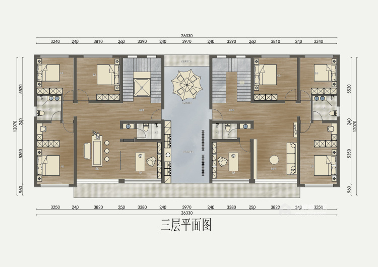 900平香河县自建房现代风格-平面设计图及设计说明