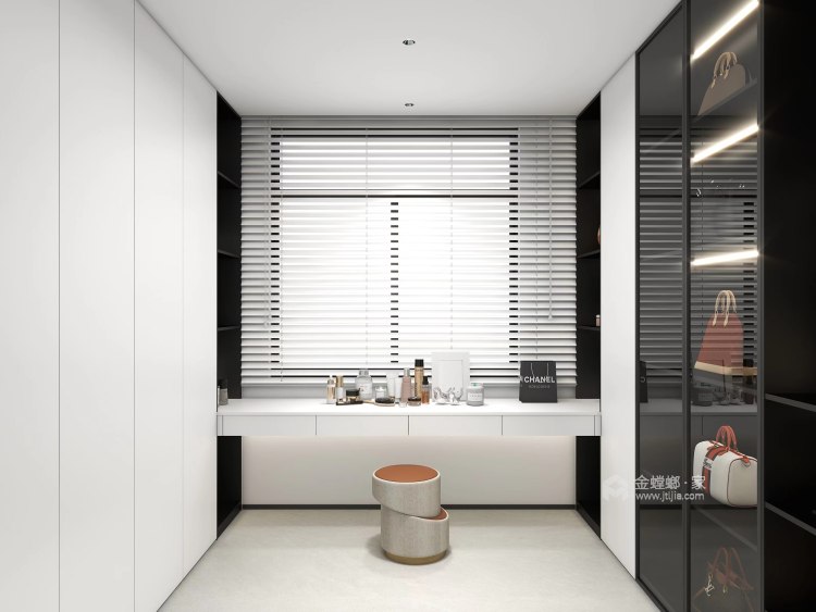 125平建业城现代风格-卧室效果图及设计说明