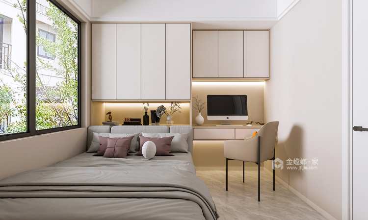 105平悦榕府现代风格-卧室效果图及设计说明
