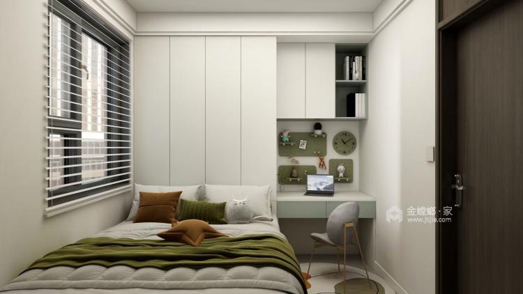 122平建业世和府现代风格-卧室效果图及设计说明