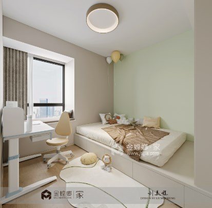 140平江南URD现代简约风格-卧室效果图及设计说明