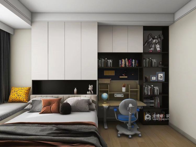 145平书香云海现代风格-卧室效果图及设计说明