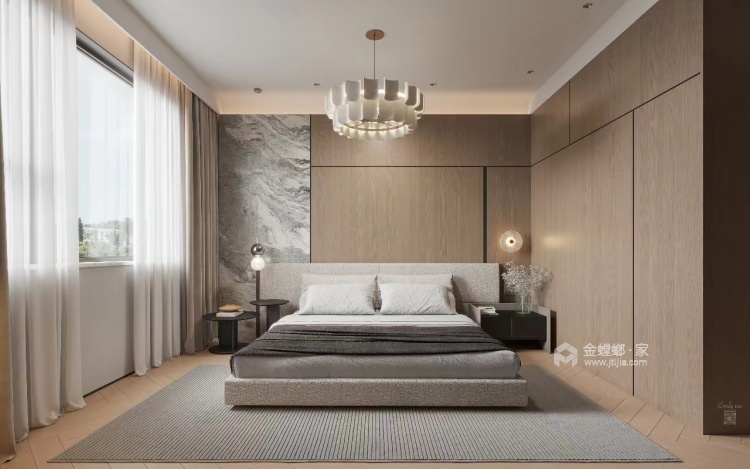 155平维多利亚意式轻奢风——雅士之境-卧室效果图及设计说明