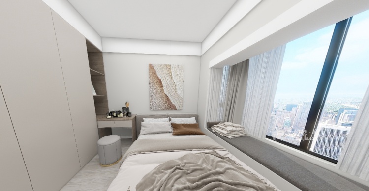 105平领地天屿欧式风格-卧室效果图及设计说明