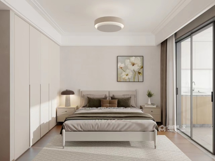 162平香苑西园现代风格-卧室效果图及设计说明
