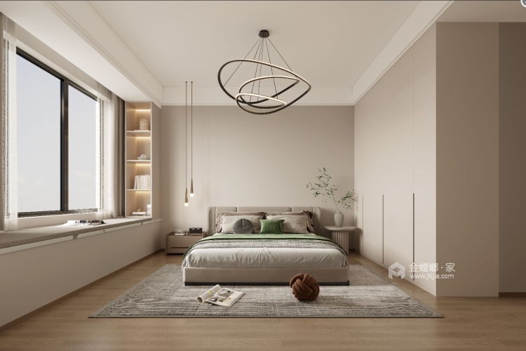 126平廖河新城现代简约-卧室效果图及设计说明