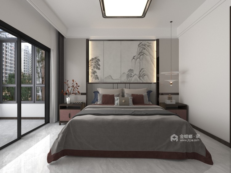 300平廖河惠谷新中式风格-空间效果图