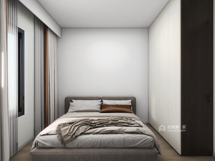 伴山悦城180平现代轻奢风格-卧室效果图及设计说明