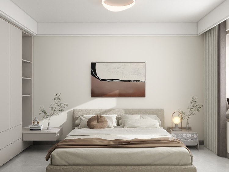 131平瑞马大都会现代简约风格-卧室效果图及设计说明