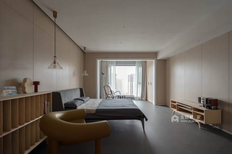 135平方美的城原木风-卧室效果图及设计说明