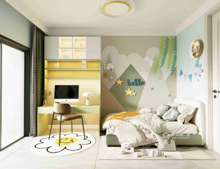 92平滨河首府现代简约-卧室效果图及设计说明